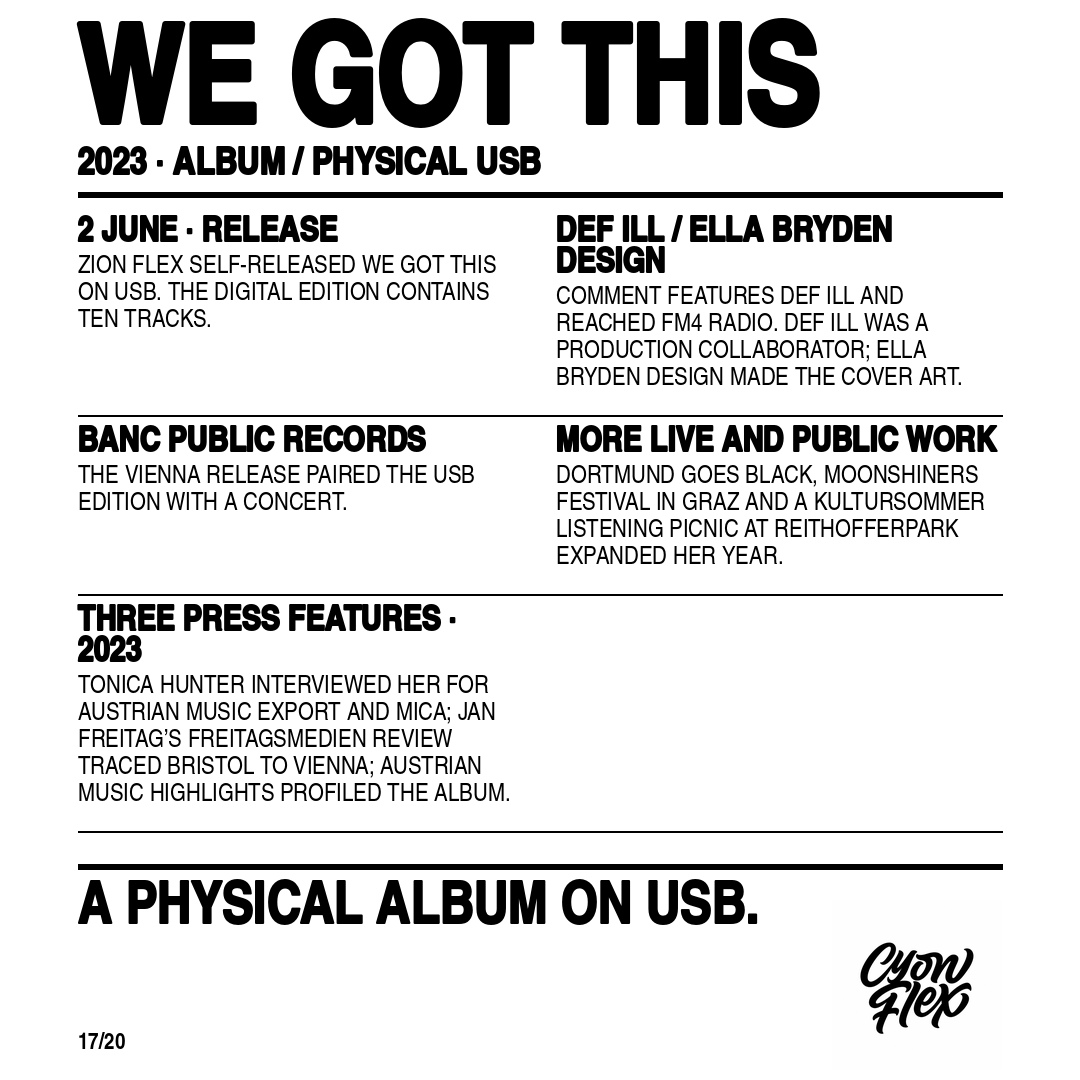 Zion Flex to Cyon Flex career archive, page 17 of 20