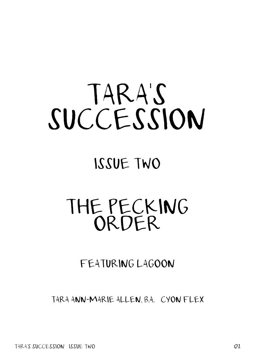 Cover of Tara's Succession, issue two: The Pecking Order, featuring Lagoon